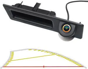 Vehicle Backup Camera CCD with Dynamic Trajectory Moving Guide Parking Line for BMW 3 5 Series X1 3 4 5 F07 F10 F11 F25 F26 F30 F34 Car Rear View Reverse Parking Fisheye Lens Car Trunk Handle Camera Vehicle Backup Camera CCD with Dynamic Trajectory Moving Guide Parking Line for BMW 3 5 Series X1 3 4 5 F07 F10 F11 F25 F26 F30 F34 Car Rear View Reverse Parking Fisheye Lens Car Trunk Handle Camera