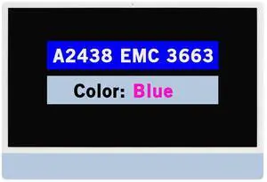 BTSELSS 24.0" Screen Replacement for iMac A2438 M1 2021(4-Ports) EMC 3663 MGPC3xx/A MGPD3xx/A MGPF3xx/A 4480X2520 4.5K LCD Display Digitizer Assembly 661-16575 (Blue) BTSELSS 24.0" Screen Replacement for iMac A2438 M1 2021(4-Ports) EMC 3663 MGPC3xx/A MGPD3xx/A MGPF3xx/A 4480X2520 4.5K LCD Display Digitizer Assembly 661-16575 (Blue)
