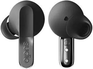 Sudio N3 Pro Wireless Earbuds Active Noise Cancelling (ANC), 30-Hour Playtime, Sweat & Splashproof, Eco-Friendly Design with Recycled Materials, Comfortable Fit, Premium Metallic Finish (Black Sudio N3 Pro Wireless Earbuds Active Noise Cancelling (ANC), 30-Hour Playtime, Sweat & Splashproof, Eco-Friendly Design with Recycled Materials, Comfortable Fit, Premium Metallic Finish (Black