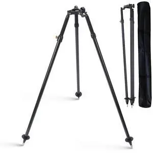 MOETER Carbon Fiber Thumb Release Tripod for Surveying Poles, Fits 11.25" Side-Entry & 1.5" Top-Entry Poles, Lightweight Survey Tripod with Aluminum Frame, Extends 6 ft for Total Stations & GNSS MOETER Carbon Fiber Thumb Release Tripod for Surveying Poles, Fits 11.25" Side-Entry & 1.5" Top-Entry Poles, Lightweight Survey Tripod with Aluminum Frame, Extends 6 ft for Total Stations & GNSS