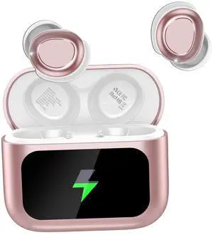 ZYHKON Earbuds Bluetooth 5.4 in Ear Sleep Headphones, Small Design Mini Sleep Earbuds for Side Sleepers with Sleep Mode, 48H Playtime Sleep Earphones Clear Calls, Peachrose ZYHKON Earbuds Bluetooth 5.4 in Ear Sleep Headphones, Small Design Mini Sleep Earbuds for Side Sleepers with Sleep Mode, 48H Playtime Sleep Earphones Clear Calls, Peachrose