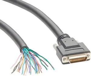 Plinkwirekb Micro-D Cable Assembly Micro DB25 Female Receptacle to Free End Pre-Wired CMD 25 Pin D-Sub Connector to Pigtail Compatible with 834249019 834249020 834249021 834249014(1M/3.28FT) Plinkwirekb Micro-D Cable Assembly Micro DB25 Female Receptacle to Free End Pre-Wired CMD 25 Pin D-Sub Connector to Pigtail Compatible with 834249019 834249020 834249021 834249014(1M/3.28FT)