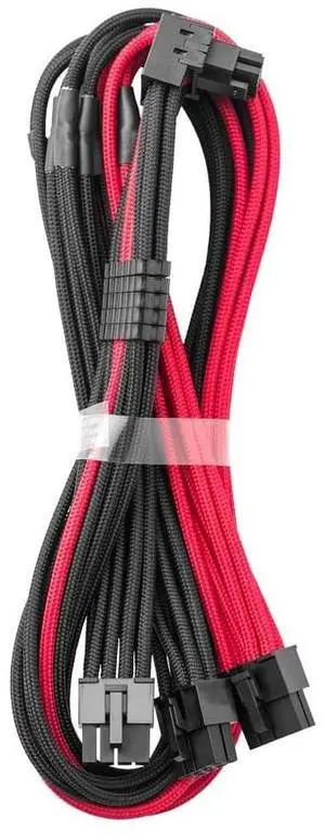 CableMod RT-Series Pro ModFlex Sleeved 12V-2x6 12VHPWR 90 StealthSense PCIe Cable for ASUS/Seasonic/Phanteks (Variant A, Black + Red) CableMod RT-Series Pro ModFlex Sleeved 12V-2x6 12VHPWR 90 StealthSense PCIe Cable for ASUS/Seasonic/Phanteks (Variant A, Black + Red)