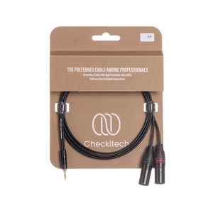 Checkitech Gratify G1403 3.5mm TRS Male to Dual XLR Male Left/Right - 3 Foot Checkitech Gratify G1403 3.5mm TRS Male to Dual XLR Male Left/Right - 3 Foot