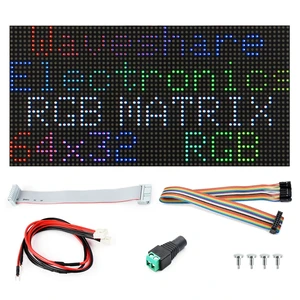 Waveshare RGB Full-Color LED Matrix Panel, 2.5mm Pitch, 6432 Pixels, Adjustable Brightness, GOB Version Waveshare RGB Full-Color LED Matrix Panel, 2.5mm Pitch, 6432 Pixels, Adjustable Brightness, GOB Version