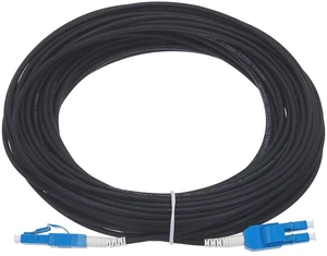 MECCANIXITY 1Pcs 20Ft Single Mode Uniboot Duplex OS2 Fiber Optic Patch Cable LSZH LC/UPC-LC/UPC Armored Jumper Optical Black for Fiber Optic LAN Networks MECCANIXITY 1Pcs 20Ft Single Mode Uniboot Duplex OS2 Fiber Optic Patch Cable LSZH LC/UPC-LC/UPC Armored Jumper Optical Black for Fiber Optic LAN Networks