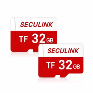 SECULINK 2X 32GB TF Memory Card FAT32 Format Class 10 High Speed Reading/Writing 24/7 Recording for Security Camera Dash Cam and More SECULINK 2X 32GB TF Memory Card FAT32 Format Class 10 High Speed Reading/Writing 24/7 Recording for Security Camera Dash Cam and More