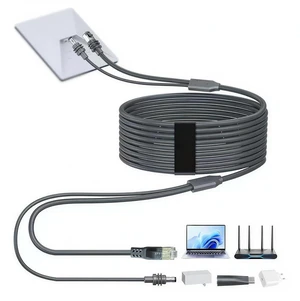 Elfcam - 3m 3-in-1 Cable for Starlink Mini USB-C Power Supply + Starlink Mini Standard, RJ45 CAT6 Connector for Extended Network, 3 Metres Elfcam - 3m 3-in-1 Cable for Starlink Mini USB-C Power Supply + Starlink Mini Standard, RJ45 CAT6 Connector for Extended Network, 3 Metres