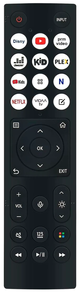 New ERF3E96H Replacement Voice Remote Control Compatible with Hisense TV New ERF3E96H Replacement Voice Remote Control Compatible with Hisense TV