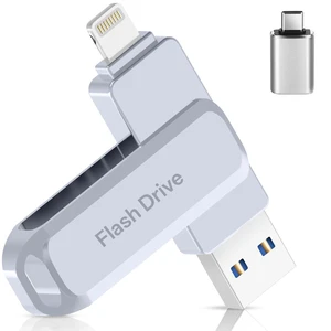 MFi Certified 512GB Flash Drive Photo Stick for iPhone, External Memory Photo Keeper Storage for Data Saver/Backup/Transfer Files/Picture/Video/iPhone/iPad/iOS/Android/PC (Gray)Available Space: ~484GB MFi Certified 512GB Flash Drive Photo Stick for iPhone, External Memory Photo Keeper Storage for Data Saver/Backup/Transfer Files/Picture/Video/iPhone/iPad/iOS/Android/PC (Gray)Available Space: ~484GB