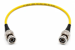 AV-Cables 6G HD-SDI BNC to BNC Cable, 1855A, 3ft, Yellow AV-Cables 6G HD-SDI BNC to BNC Cable, 1855A, 3ft, Yellow