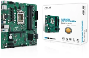 ASUS Pro B760M-CT-CSM Intel LGA1700(13th&12th Gen)mATX commercial motherboard,DDR5,PCIe 4.0,2xM.2 PCIe 4.0 slots,front USB 3.2 Gen 1 Type-C,D-Sub,TPM IC onboard,Q-LED Core,Mono-out header,SMBUS ASUS Pro B760M-CT-CSM Intel LGA1700(13th&12th Gen)mATX commercial motherboard,DDR5,PCIe 4.0,2xM.2 PCIe 4.0 slots,front USB 3.2 Gen 1 Type-C,D-Sub,TPM IC onboard,Q-LED Core,Mono-out header,SMBUS