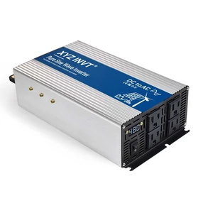 XYZ INVT 1800W Pure Sine Wave Inverter DC 48V to AC 110V 120V, 3600W Peak Power Inverter with 4 AC Outlets and LED Display for Car, Truck, Solar, Home Off Grid Over 90% Efficiency XYZ INVT 1800W Pure Sine Wave Inverter DC 48V to AC 110V 120V, 3600W Peak Power Inverter with 4 AC Outlets and LED Display for Car, Truck, Solar, Home Off Grid Over 90% Efficiency