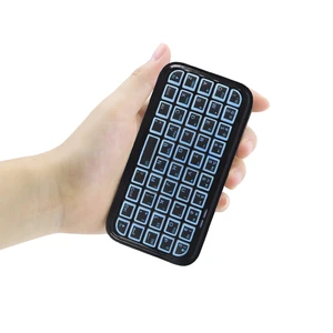 Samudgate Mini Bluetooth Keyboard with 7-Color Backlight - Rechargeable Dual Mode Wireless and Wired Connection for PC, Tablets, Laptops & Smart Devices Samudgate Mini Bluetooth Keyboard with 7-Color Backlight - Rechargeable Dual Mode Wireless and Wired Connection for PC, Tablets, Laptops & Smart Devices