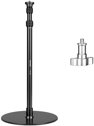 Manbily YP-300 Light Stand, 61 Monopod for Camera, LED Light, Heavy Duty Aluminum Alloy 28mm Tubes Metal Round Base with 1/4 Screw, 3/8 Screw & Light Mount Adapter Studio Stage Manbily YP-300 Light Stand, 61 Monopod for Camera, LED Light, Heavy Duty Aluminum Alloy 28mm Tubes Metal Round Base with 1/4 Screw, 3/8 Screw & Light Mount Adapter Studio Stage