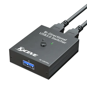 USB 3.0 Switch Selector, Reyoten Bi-Directional USB Switch 2 in 1 Out / 1 in 2 Out, USB3.0 KVM Switcher for 2 Computers Share Keyboard Mouse Scanner Printer USB 3.0 Switch Selector, Reyoten Bi-Directional USB Switch 2 in 1 Out / 1 in 2 Out, USB3.0 KVM Switcher for 2 Computers Share Keyboard Mouse Scanner Printer