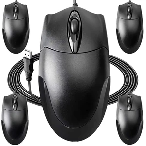 Mofkirg 5 Pack Wired USB Computer Mouse, Ergonomic, 1200 DPI Optical Mofkirg 5 Pack Wired USB Computer Mouse, Ergonomic, 1200 DPI Optical