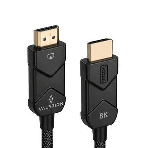 Valerion AWOL Ultra High Speed HDMI Cable 12m/40ft, Fiber Optic Core, 8K@60Hz, 4K@120Hz, Dynamic HDR, ALLM/VRR Gaming, Braided 24K Gold-Plated Connectors for PS5, Xbox, PC, TV and Projector Valerion AWOL Ultra High Speed HDMI Cable 12m/40ft, Fiber Optic Core, 8K@60Hz, 4K@120Hz, Dynamic HDR, ALLM/VRR Gaming, Braided 24K Gold-Plated Connectors for PS5, Xbox, PC, TV and Projector