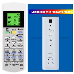 Replacement Remote Control for TOTO Washlet Toilets and Bidets RX SX TCF894CG CW542EY TCF896CG CW522EY TCF895CG TCF894CG TCF34120GGB MW6463046CUMFG(A) TCF34270GEU TCF34170GEU TCF34120GEU Replacement Remote Control for TOTO Washlet Toilets and Bidets RX SX TCF894CG CW542EY TCF896CG CW522EY TCF895CG TCF894CG TCF34120GGB MW6463046CUMFG(A) TCF34270GEU TCF34170GEU TCF34120GEU