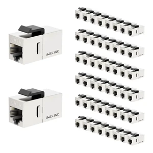 iwillink Cat6 Keystone Coupler RJ45 Shielded Ethernet Coupler 50-Pack iwillink Cat6 Keystone Coupler RJ45 Shielded Ethernet Coupler 50-Pack
