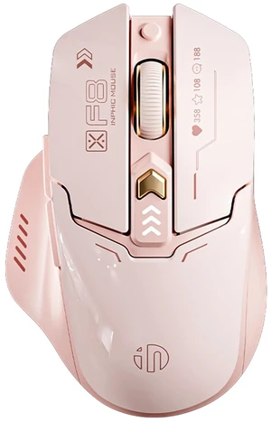 Attoe Wireless Mouse, Rechargeable Silent Click Mouse with 4-Level DPI (800-2400), 500mAh Battery & LED Level Indicator, 2.4G Ergonomic Optical Mouse for Laptop, PC, Computer (Pink) Attoe Wireless Mouse, Rechargeable Silent Click Mouse with 4-Level DPI (800-2400), 500mAh Battery & LED Level Indicator, 2.4G Ergonomic Optical Mouse for Laptop, PC, Computer (Pink)