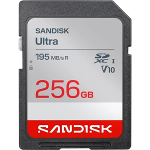 SANDISK 256GB Ultra SD Memory Card, up to 195MB/s Read Speeds, UHS-I SANDISK 256GB Ultra SD Memory Card, up to 195MB/s Read Speeds, UHS-I