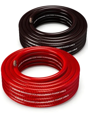 Taukealugs 4 Gauge Amp Wire Battery Cable CCA Automotive Primary Wire,50ft Taukealugs 4 Gauge Amp Wire Battery Cable CCA Automotive Primary Wire,50ft