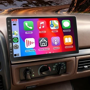 9" Single Din Car Stereo Radio for 1992 1993 1994-1998 Ford F-150 F-250 F-350 with Carplay Android Auto Bluetooth, 1 DIN Head Unit Touchscreen FM Radio Backup Camera Car Audio ReceiverMirror Link 9" Single Din Car Stereo Radio for 1992 1993 1994-1998 Ford F-150 F-250 F-350 with Carplay Android Auto Bluetooth, 1 DIN Head Unit Touchscreen FM Radio Backup Camera Car Audio ReceiverMirror Link