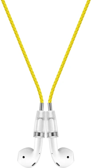 Lawonda Anti-Lost Neck Strap for Airpods, PU Leather Strong Magnetic Necklace Holder String, Compatible with AirPods 1&2 /3rd /Pro/Pro 2 Yellow Silver Lawonda Anti-Lost Neck Strap for Airpods, PU Leather Strong Magnetic Necklace Holder String, Compatible with AirPods 1&2 /3rd /Pro/Pro 2 Yellow Silver
