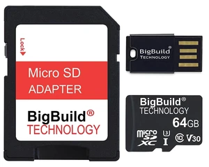 BigBuild Technology 64GB U3 Micro SDXC Memory Card for Nokia 130/150 Music Smartphone BigBuild Technology 64GB U3 Micro SDXC Memory Card for Nokia 130/150 Music Smartphone