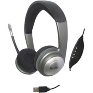USB Wired Headset with Microphone for PC, Stereo Headphones with Boom Mic, In-Line Controls for Volume & Mic Mute, Compatible with Windows and Mac USB Wired Headset with Microphone for PC, Stereo Headphones with Boom Mic, In-Line Controls for Volume & Mic Mute, Compatible with Windows and Mac