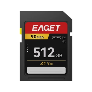 EAGET 1-Pack 512GB SD Card, Up to 90MB/s Read Memory Card EAGET 1-Pack 512GB SD Card, Up to 90MB/s Read Memory Card