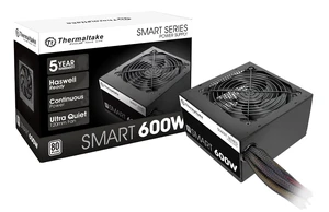 Thermaltake SMART 600W ATX 12V V2.3/EPS 12V 80 Plus Certified Active PFC Power Supply PS-SPD-0600NPCWUS-W Thermaltake SMART 600W ATX 12V V2.3/EPS 12V 80 Plus Certified Active PFC Power Supply PS-SPD-0600NPCWUS-W