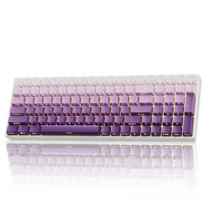 ZORNHER ZH100 Wireless Mechanical Keyboard,98% Purple Creamy Keyboard with Number Pad,Full Size Gaming Keyboard,Lighted Up PBT Dipped Keycaps,Creamy Sounding Linear Switches ZORNHER ZH100 Wireless Mechanical Keyboard,98% Purple Creamy Keyboard with Number Pad,Full Size Gaming Keyboard,Lighted Up PBT Dipped Keycaps,Creamy Sounding Linear Switches