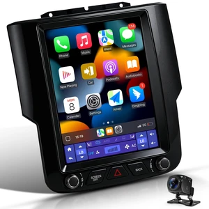 9.7" T-Style Car Radio for 2013-2018 Dodge Ram 1500 2500 3500 8Core-Head Unit 4GB+64GB with CarPlay/Android Auto Touch Screen with 1080P Backup Camera Stereo Upgrade for for A/C Auto 9.7" T-Style Car Radio for 2013-2018 Dodge Ram 1500 2500 3500 8Core-Head Unit 4GB+64GB with CarPlay/Android Auto Touch Screen with 1080P Backup Camera Stereo Upgrade for for A/C Auto
