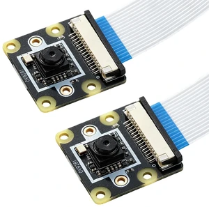 2PCS 120fps Monochrome Global Shutter Camera Module, 1MP OV9281 Sensor 79 FOV Compatible with Raspberry Pi 5 / 4B+ / 3B+ / 3B/ Zero 2PCS 120fps Monochrome Global Shutter Camera Module, 1MP OV9281 Sensor 79 FOV Compatible with Raspberry Pi 5 / 4B+ / 3B+ / 3B/ Zero