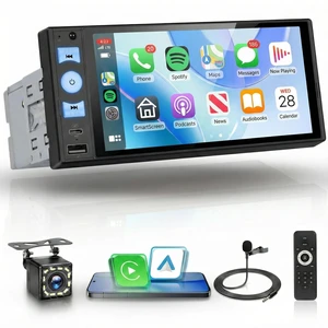 Driauto Single Din Touchscreen Stereo with Wireless Carplay Android Auto Driauto Single Din Touchscreen Stereo with Wireless Carplay Android Auto
