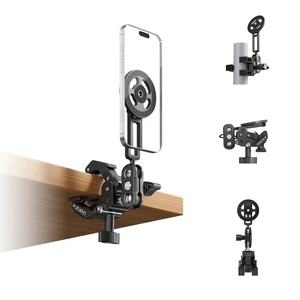 ULANZI EA03 Magnetic Mount Kit with Super Clamp, Adaptive Desk C-Clamp ULANZI EA03 Magnetic Mount Kit with Super Clamp, Adaptive Desk C-Clamp