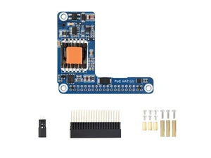 Power Over Ethernet PoE/PoE+ HAT for Raspberry Pi 5 / CM 5, IEEE 802.3af/at Network Standard, 5V 5A Output, Isolated SMPS, Compatible with Raspberry Pi 5 Official Case and Active Cooler Power Over Ethernet PoE/PoE+ HAT for Raspberry Pi 5 / CM 5, IEEE 802.3af/at Network Standard, 5V 5A Output, Isolated SMPS, Compatible with Raspberry Pi 5 Official Case and Active Cooler