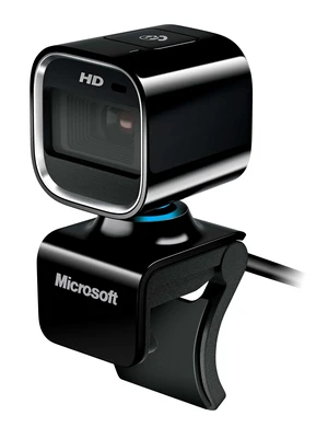 Microsoft LifeCam HD-6000 720p HD Webcam for Notebooks - Black Microsoft LifeCam HD-6000 720p HD Webcam for Notebooks - Black