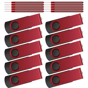 Kepmem Bulk Flash Drive 64GB Pack of 10 Thumb Drives, Swivel USB 2.0 Kepmem Bulk Flash Drive 64GB Pack of 10 Thumb Drives, Swivel USB 2.0