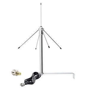 Discone GMRS Antennas 462-467Mhz/ UHF Antenna 400-470mhz 433mhz Gate Antenna for Ham Radio, Garage Door Opener, with 5meter Cable PL-259/ SMA Male Connector Discone GMRS Antennas 462-467Mhz/ UHF Antenna 400-470mhz 433mhz Gate Antenna for Ham Radio, Garage Door Opener, with 5meter Cable PL-259/ SMA Male Connector