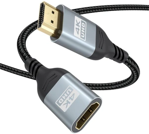 HDMI Extension Cable 25 FT, 4K@60Hz HDMI Extender Cable Male to Female HDMI Extension Cable 25 FT, 4K@60Hz HDMI Extender Cable Male to Female