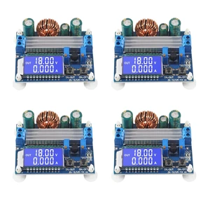 4Pcs DC-DC Buck Boost Converter Module 5.5-30V to 0.5-30V 4A 35W Adjustable Step Up Down Voltage Regulator LCD Digital Voltmeter Ammeter Adjustable Boost Drop Display Power Supply Module 4Pcs DC-DC Buck Boost Converter Module 5.5-30V to 0.5-30V 4A 35W Adjustable Step Up Down Voltage Regulator LCD Digital Voltmeter Ammeter Adjustable Boost Drop Display Power Supply Module