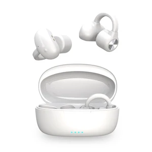 Dulailt Open Earbuds, Bone Conduction Headphones, Bluetooth Wireless Clip On Ear Buds, Waterproof 30H Playtime for Sports Running Cycling Gym Workouts Dulailt Open Earbuds, Bone Conduction Headphones, Bluetooth Wireless Clip On Ear Buds, Waterproof 30H Playtime for Sports Running Cycling Gym Workouts