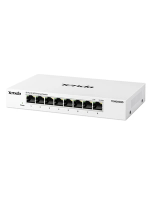 Tenda Ethernet Switch 2.5Gb, 8-Port 2.5Gb Switch, Metal Case Plug & Play Tenda Ethernet Switch 2.5Gb, 8-Port 2.5Gb Switch, Metal Case Plug & Play