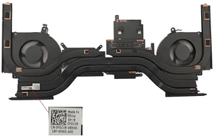 BestParts New CPU+GPU Cooling Fan with Heatsink Replacement for DELL Alienware X17 R1, P/N:CN-0FGCV9 0FGCV9 AT30500AZCL BestParts New CPU+GPU Cooling Fan with Heatsink Replacement for DELL Alienware X17 R1, P/N:CN-0FGCV9 0FGCV9 AT30500AZCL