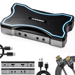 Guermok 4K144 HDMI2.1 USB Capture Card, Ultra-Low Latency 4K Video Capture Guermok 4K144 HDMI2.1 USB Capture Card, Ultra-Low Latency 4K Video Capture