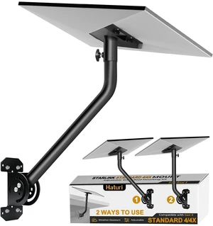 Haturi Starlink Pole Mount for Standard 4 4X Gen 3, Adjustable 18 Inch Haturi Starlink Pole Mount for Standard 4 4X Gen 3, Adjustable 18 Inch