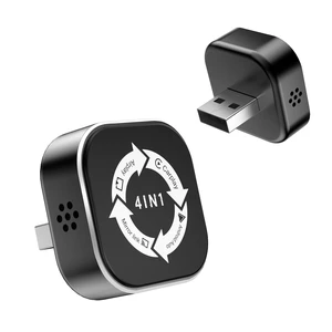 Bctouza 4 in 1 Wireless Carplay Adapter, Wired to Wireless Adapter for Car Play& Android Auto&Airplay&Mirror Link,USB-A Plug with Type-C Extension,Mini Size and Compact Bctouza 4 in 1 Wireless Carplay Adapter, Wired to Wireless Adapter for Car Play& Android Auto&Airplay&Mirror Link,USB-A Plug with Type-C Extension,Mini Size and Compact